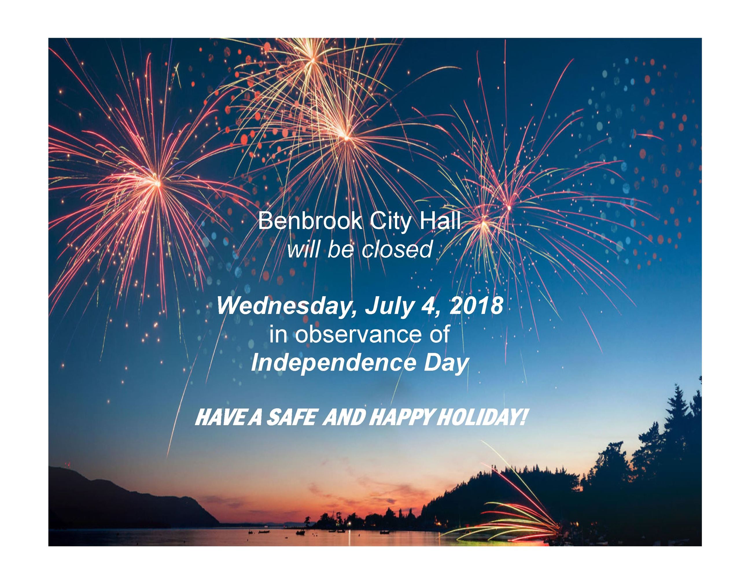 city hall closed 4th