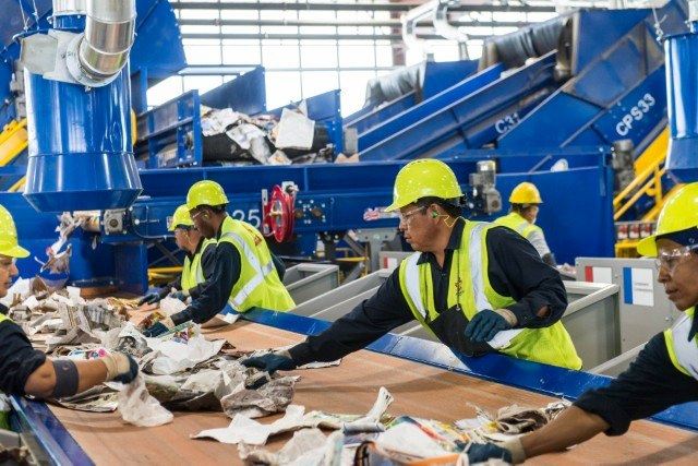 Republic Services Recycling Crew