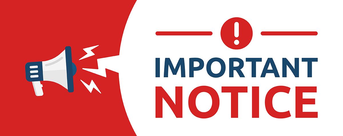 Important Notice Web Copy
